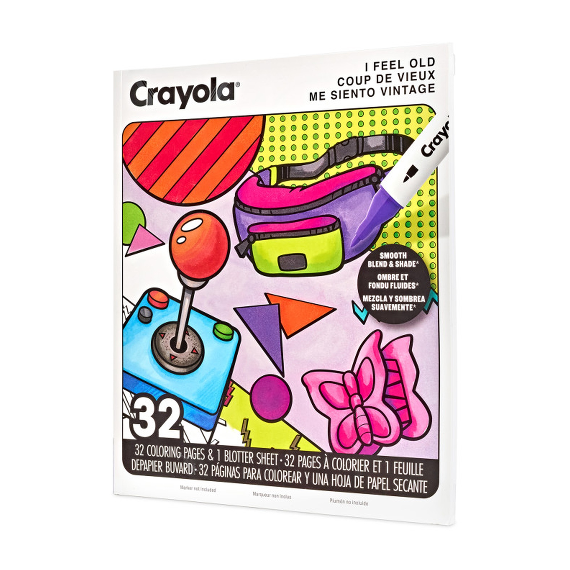 I Feel Old Adult Coloring Book, 32 Pages