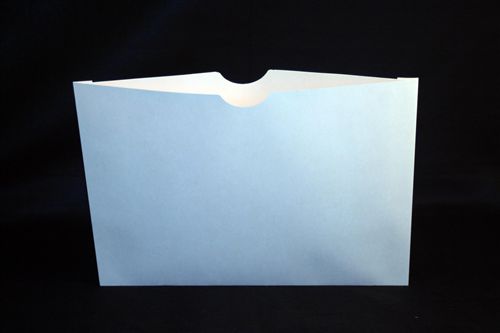 Medical Folder Open Top Category Insert - 40 # White Kraft Stock -Plain, No Print - Size 14 1/2" X 17 1/2" - 250/Carton