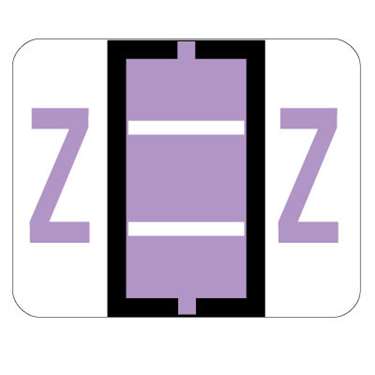 Smead Alphabetic Labels - BCCR Series (Rolls) Z- Lilac