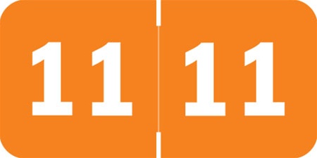 Tabbies Yearband Label (Rolls) - 2011 -