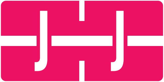 TAB Alphabetic Labels - TBAV Series (Rolls) J- Red