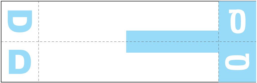 Smead Alphabetic Labels - NCC Series (Sheet) D&Q - Lt. Blue - 100 Labels per Pack