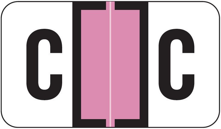 SafeGuard Alphabetic Labels - 514 Series (Rolls) C- Lavender