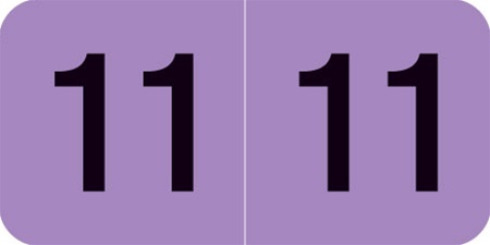 Reynolds and Reynolds Yearband Label (Rolls) - 2011 - Purple