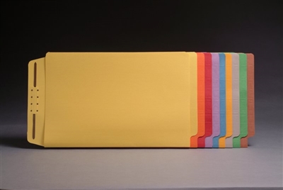 End Tab Casebinders - Legal Size - Full Cut Tabs - 50/Box - Blue