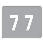 Image of product DCCRN Color-Coded Numeric Labels - Rolls