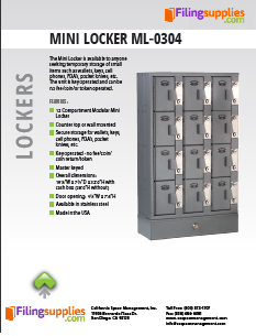 Mini Lockers