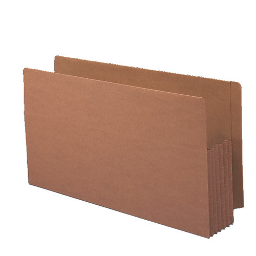 Smead End Tab Pocket, Reinforced StraightCut Tab, 51/4" Expansion, Extra Wide Legal Size