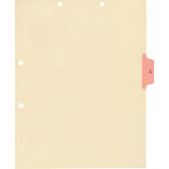 Medical Arts Press Match Colored Side Tab Chart Dividers- Lab, Tab Position 3- Pink (100/Pkg)