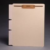 Self-Adhesive Divider with 2" Fastener at top - Standard Side Flap - 11 Pt. Manila - Box of 100