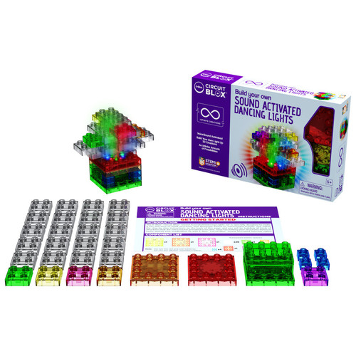 Block Light Instrustions Circuit Blox Lights Starter, Circuit Board Building Blocks, 32 Pieces
