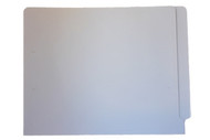 End Tab Folder, 11 Pt. White Colored Stock - Letter Size - Reinforced Tab - Bonded Fasteners in Positions 3 & 5 - 50/Box