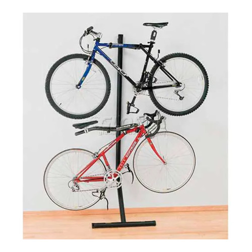 Two-Bike Indoor Storage Rack, Black