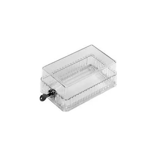 Clear Thermostat Guard Cover with Mounting Plate