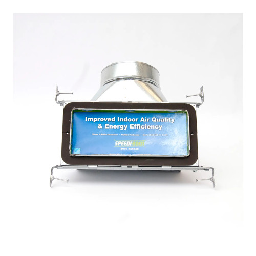 90-Degree Register Vent Boot with Adjustable Hangers, 4 in. x 10 in. x 4 in.