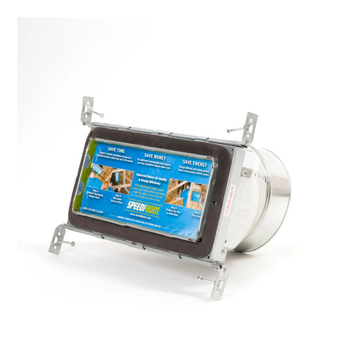 Straight Register Vent Boot with Adjustable Hangers, 4 in. x 10 in. x 4 in.