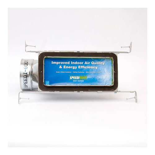 Torpedo End Register Vent Boot with Adjustable Hangers, 4 in. x 10 in. x 4 in.