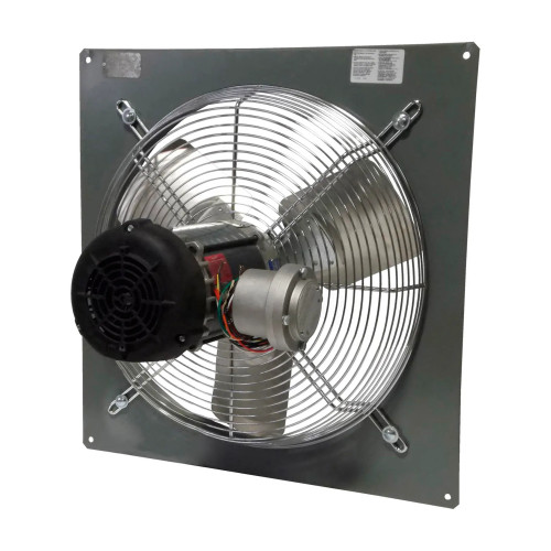 20 in. Panel-Mount Exhaust Fan, 115/230V, 3-Phase, 1/3 HP