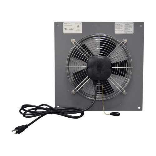 8-Inch Panel Mount Exhaust Fan, 115V