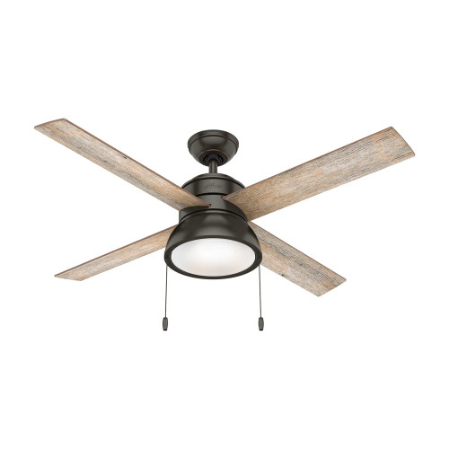 52-Inch Barnwood Indoor Ceiling Fan with LED Light Kit