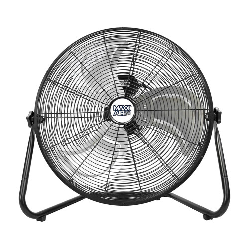 20-Inch High-Velocity Portable Floor Fan, 3 Speed, Black