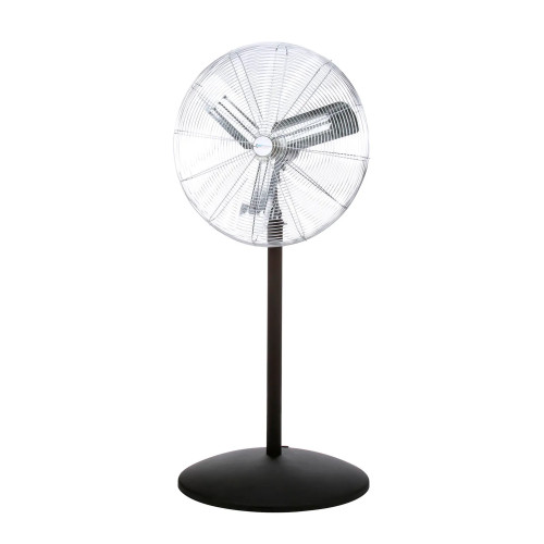 24-Inch Commercial Oscillating Pedestal Fan, 4,400 CFM