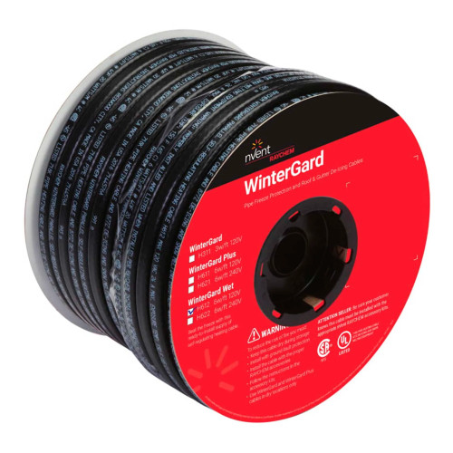 Wet-Location Heating Cable, 250 ft, 120V
