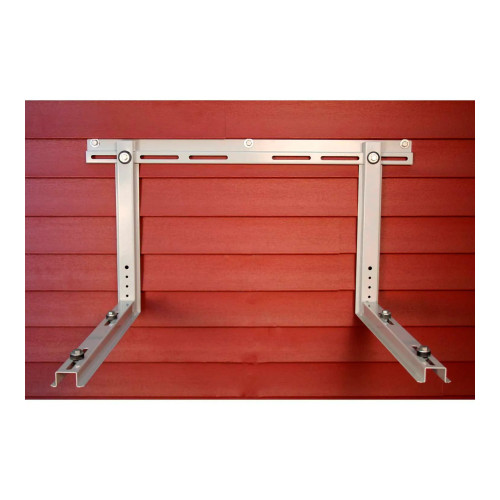 Adjustable Mini-Split Wall Bracket with Anti-Vibration Isolation
