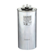 Silver round 80/5 MFD 440V run capacitor