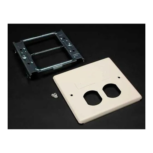 Two-Gang Overlapping Cover for Duplex and Modular Furniture - Model G4047BF*