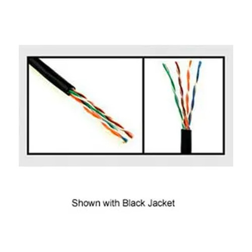 Cat6E 550 MHz CMR Network Cable, 1,000 ft., White