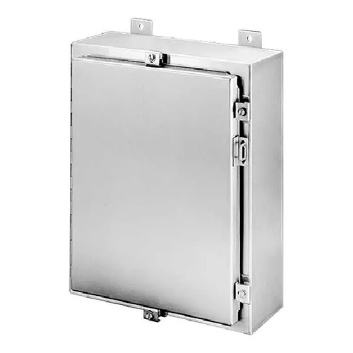 316L Stainless Steel Hinged Electrical Enclosure, 30 x 20 x 8 in.