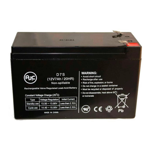 12V 7Ah AGM Alarm System Replacement Battery - Model AJC-D7S-Q-0-149049