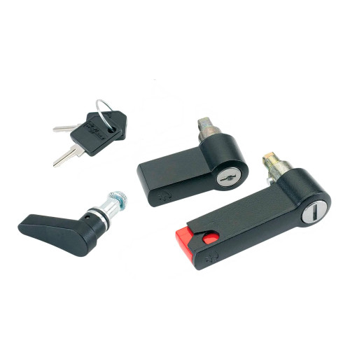 Black Handle Key Lock for Doors