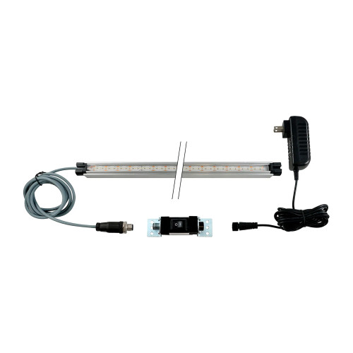 Adjustable LED Machine Light with Inline Switch, 120V - 9.5 W x 5 H x 42 D