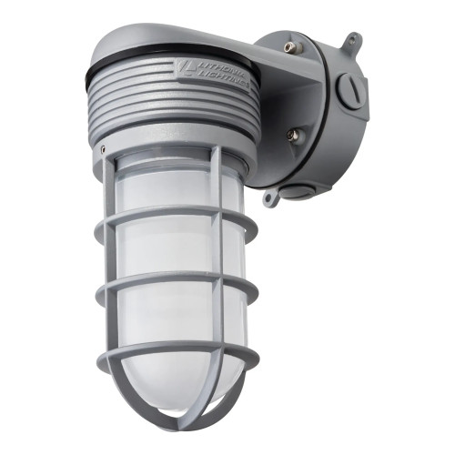 Vapor Tight LED Light, 600 Lumens, 4000K, Gray