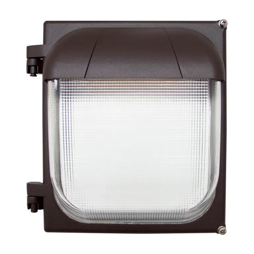 Tunable LED Wall Pack Light with Photocell, Bronze