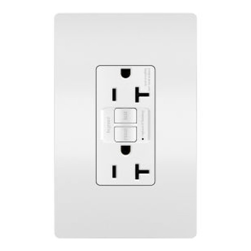 Self-Test 20A 125V White GFCI Receptacle