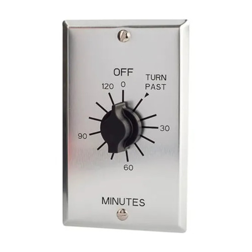 2-Hour Spring-Wound Twist Timer with Metal Wallplate