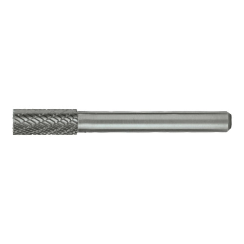 Double-Cut Cylindrical Bur Without End Cut