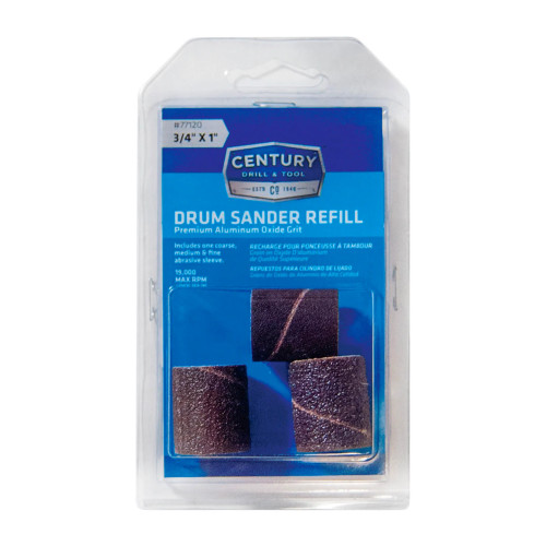 3-Piece Drum Sander Refill Kit, 3/4 in. x 1 in.