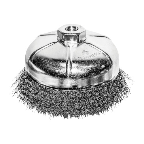 6-Inch Crimped Steel Angle Grinder Cup Brush