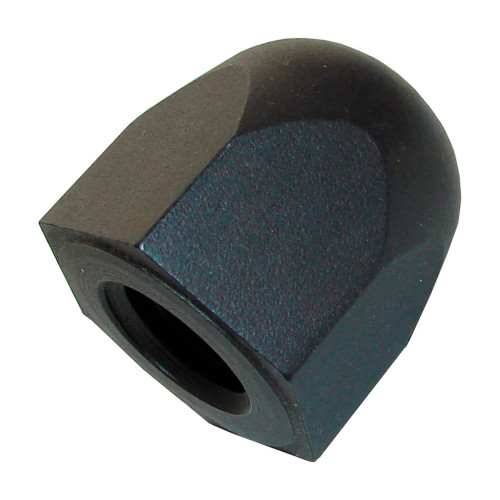 1/4-20 Steel Black Oxide Hex Acorn Nut