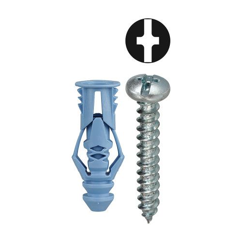 Triple-Grip Anchor Kit with #10 Combo Pan Head Screws, 201 Pieces