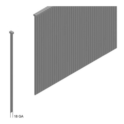 18 Gauge 1-1/2 Inch 304 Stainless Steel Brad Nails, 5,000-Pack