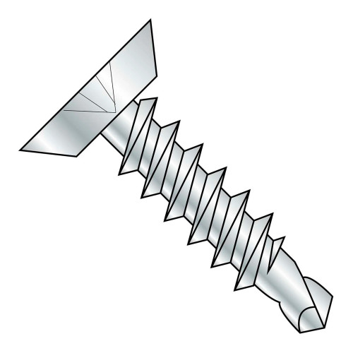 #6 x 1/2 in. Phillips Flat Undercut Full-Thread Self-Drilling Screws, 10,000-Pack