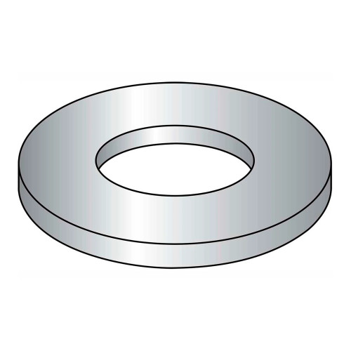 M6 Steel Zinc-Plated Flat Washers, Pack of 200
