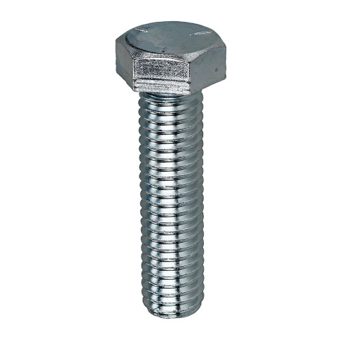 Grade 5 Hex Head Cap Screws, 1/4 in.-20 x 1 in., 100-Pack