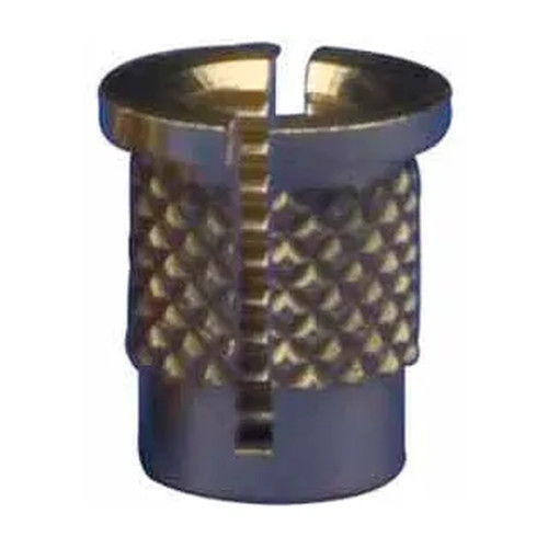 10-32 Brass Reverse-Slot Press Insert