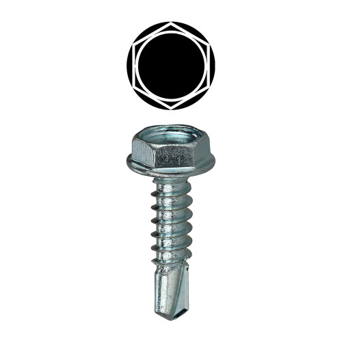 #10 Self-Drilling Hex Washer Head Screw Kit, Assorted Lengths